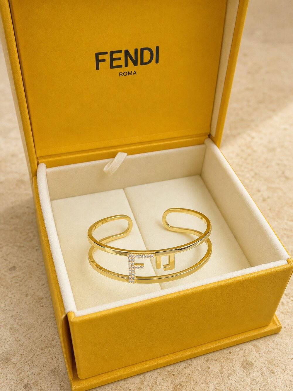 Fendi Modern Designer Bracelet Style 2 | New with Box - Picture 6 of 9
